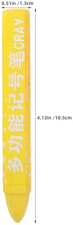 8pcs Tire Marking Crayon: Yellow Tire Crayon Marker - Image 2