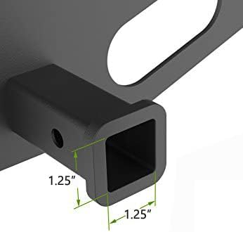Bear Dog Paw Foot Hitch Cover Tube Plug Insert Fits 1.25" Receivers - Image 2
