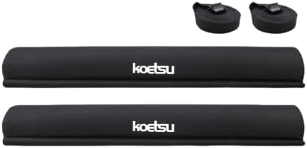 Car Soft Roof Rack Pads Set Easy Installation Portable Universal Luggage Carrier by JISADER