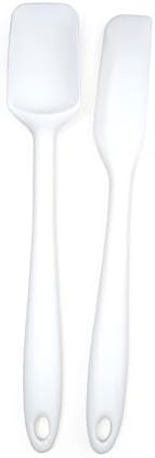 RSVP International Ela Collection Silicone Coated Steel, Mini Spatula/Spoon by RSVPInternational
