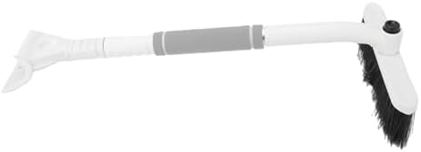 Car Snow Brush, 25.59-31.5in Extendable Rotating Brush Head (Gray - Image 2