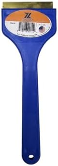 Zeluga 25-555-Blue Brass Blade Ice Scraper – Scratch-Free, Heavy-Duty Ice by Zeluga