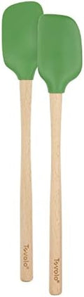 Tovolo Mini Spoon Spatula Wooden Handle Set by Tovolo