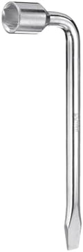 HARFINGTON Car Spare Tire Lug Wrench 23mm Carbon Steel l Type Slotted End by HARFINGTON