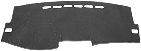 X AUTOHAUX Car Dashboard Cover Gray Polyester Non-Slip Dash Cover Mat Protector by XAUTOHAUX