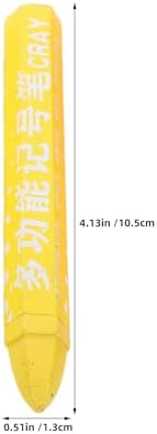8pcs Tire Marking Crayon: Yellow Tire Crayon Marker - Image 4