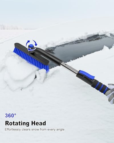 SEAAES Ice Scraper with Snow Brush, Snow Removal - Image 5
