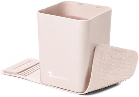 Car Trash Can for Vehicles Leakproof Compact Garbage Bin w/Stability Flap by HAUSSIMPLE