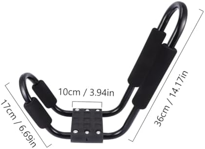 2Pcs Kayak Roof Rack, J-Shaped Crossbar Mount - Image 2