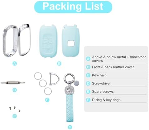 for Honda Key Fob Cover with Keychain - Image 7
