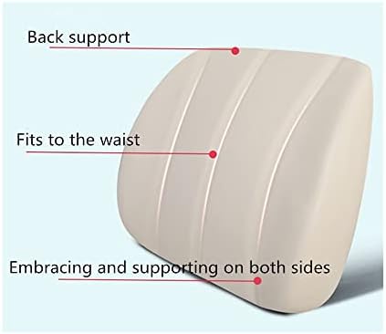 ZHONGLI Memory Foam Lumbar Support Pillow-Middle/Lower Back Support Cushion-Used - Image 4
