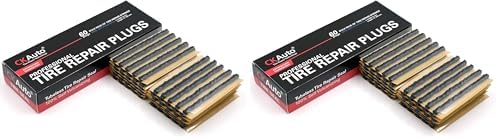 CKAuto 60pcs 4" Black Tire Repair Strings, Automotive Tool Tire Repair Plugs by CKAuto