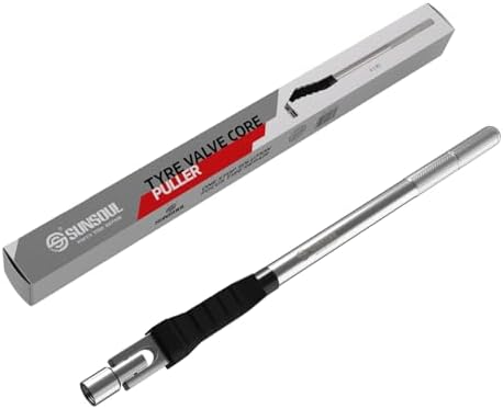 SUNSOUL Metal Valve Stem Puller, 12.5 Inch Tire Valve Stem Removal Tool by SUNSOUL