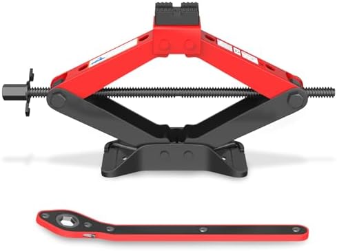 Portable Car Jack 3 Ton, Heavy Duty Scissor Jack by IMAYCC
