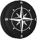 Compass Rose Spare Tire Cover SUV Trailer Truck RV 15 Inch by FATTTYCY