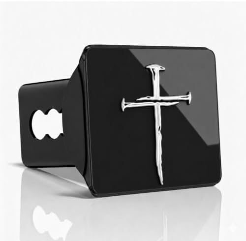 Cross of Nails Trailer Hitch Cover - Image 2