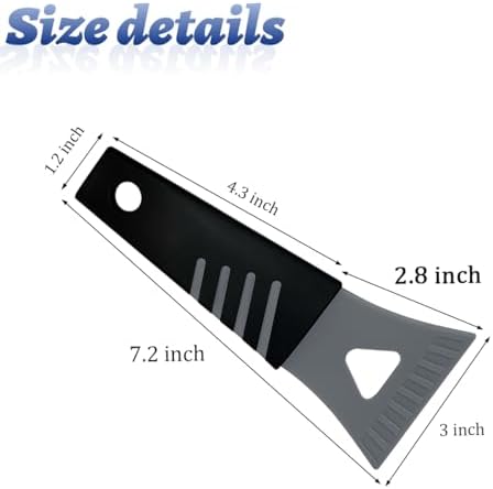Ice Scraper for Car Windshield, Auto Freezer Shovel Defroster, Universal Fit - Image 2