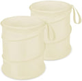 Car Trash Can, 2 Packs Mini Car Garbage Can, Collapsible Trash Bin by Kincown