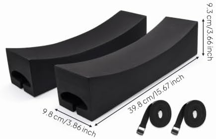 Qianly 2 Pieces Soft Roof Rack Pads Lightweight Wave Board Roof Pads Board - Image 4