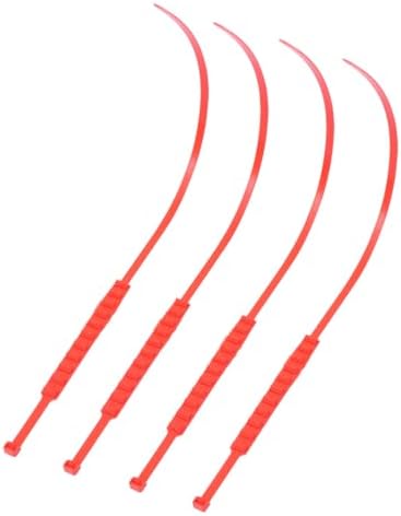 15Pcs Tire Anti-skid Tie for Car and Standard Tires Nylon Orange by Unomor