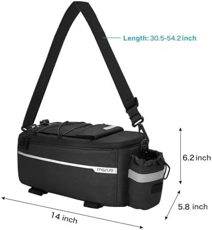 MOSISO Bike Rack Bag, Waterproof Bike Trunk Cooler Pouch - Image 3