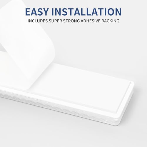 10 Pack White Reflectors Self-Adhesive Rectangular, Quick Mount - Image 5