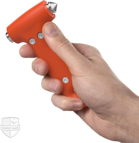 Swiss Safe Car Safety Hammer Window Breaker Tool - Image 5