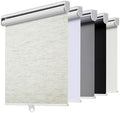 AOSKY Blackout Cordless Roller Shades, 33.5" W x 72" H, Linen Cream by AOSKY
