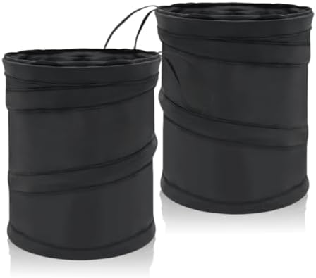 2 Pack Collapsible Car Trash Can Pop Up Mini Garbage Can by Unknown