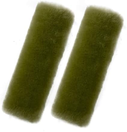 Andalus Genuine Sheepskin Car Seat Belt Cover Pad – Soft Fuzzy, Comfy Fluffy by AndalusBrand