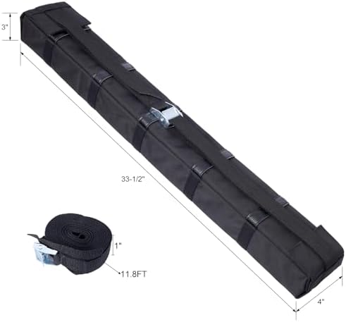 Premium Kayak Roof Rack Pads Universal Car Soft Roof Rack Kayak Carrier - Image 3