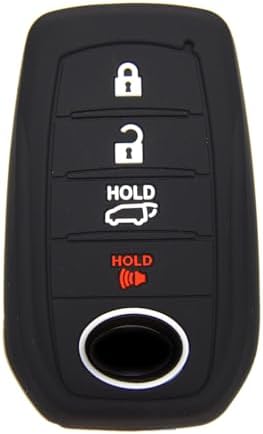 Silicone 4 Buttons Key Fob Cover Case by Zorratin