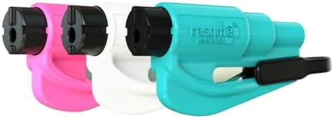 resqme The Original Emergency Keychain Car Escape Tool, 2-in-1 Seatbelt Cutter by resqmeInc