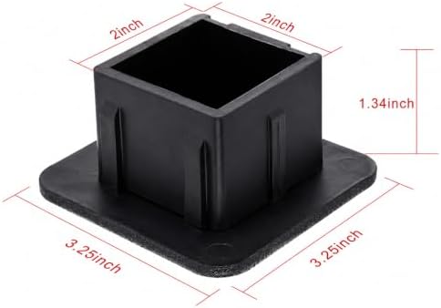 2" Rubber Trailer Hitch Cover Plug - Image 2