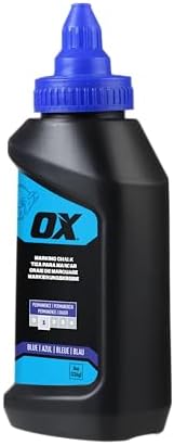 OX Blue Chalk Line Powder 8oz by OXTools