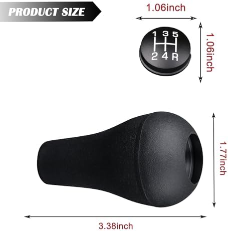TQPONLY 5 Speed Gear Shift Shifter Knob, Compatible - Image 4