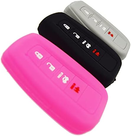 Silicone Remote Key Fob Cover for Toyota Camry 2018-2024 XLE XSE LE SE Corolla by Zorratin
