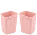 Pink Car Door Trash Can 2 Pack, Mini Silicone Auto Garbage Bin by ZYNYDEA