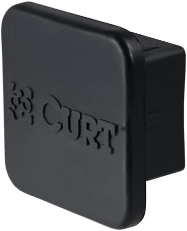 CURT 22272 Rubber Hitch Cover for 2" x 2" Square Receiver Tube by CURT