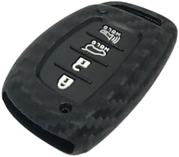 REPROTECTING Silicone Rubber Carbon Fiber Key Fob Cover Compatible - Image 4