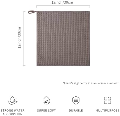 watchget 10 Pack Microfiber Espresso Barista Cleaning Towels, Light Brown - Image 2
