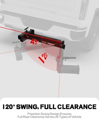 Young 250 lbs Heavy Duty Swing Away Hitch Adapter - Image 4