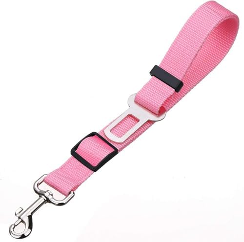 Elisel Elisel 2 Packs Adjustable Length Pet Dog Cat car seat Belt Pet seat Belt - Image 4
