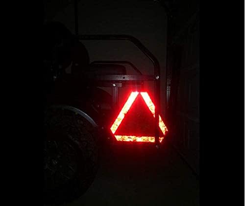 Slow Moving Vehicle Triangle Sign, Plastic Farm Triangle Safety Signs, SMV Sign - Image 4