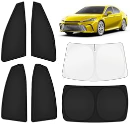 KUST Car Window Shades for Toyota Camry 2025-2026 Windshield Sun Shade Side by KUST