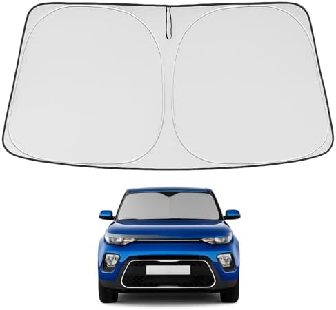 Proadsy Custom Fit 2014-2019 Kia Soul Windshield Sun Shade, Blocks Heat by Proadsy