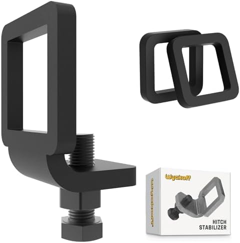 Wyckoff 2" Anti-Rattle Hitch Clamp, Heavy-Duty Tightener & Hitch Stabilizer by Unknown