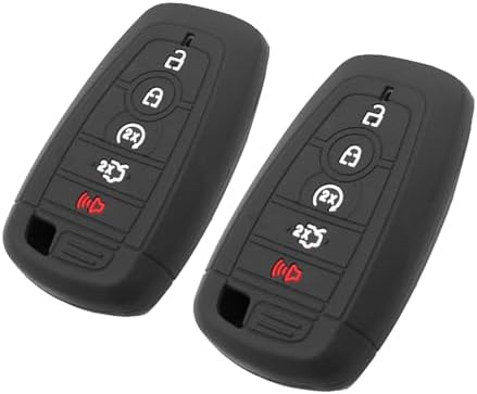 Silicone Key Fob Cover Fit for Ford Fusion F150 F250 F350 F450 F550 Edge by EYANBIS