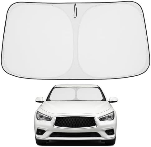 Proadsy Custom Fit 2014-2024 Infiniti Q50 Windshield Sun Shade, Blocks Heat by Proadsy