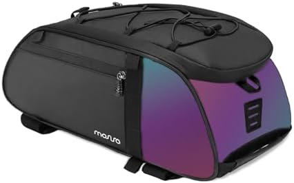 MOSISO Bike Rack Bag with Dazzle Tail, Bicycle Rear Rack Trunk Bag by MOSISO
